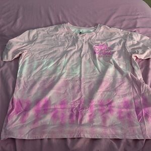 Barbie Malibu Pink and Purple Tie-Dye Tee